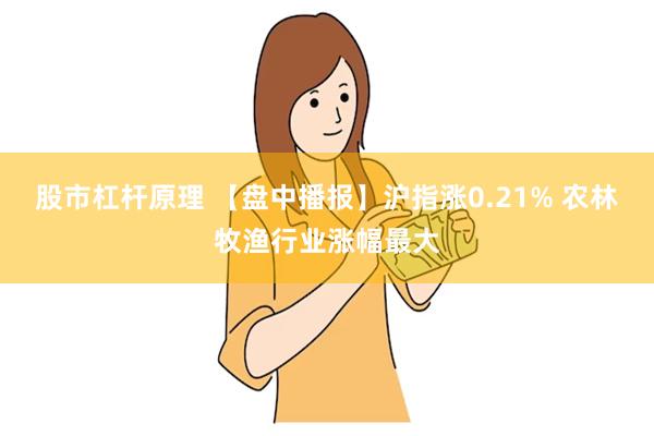 股市杠杆原理 【盘中播报】沪指涨0.21% 农林牧渔行业涨幅最大